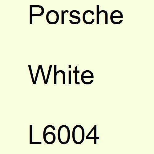 Porsche, White, L6004.