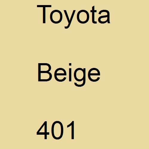 Toyota, Beige, 401.