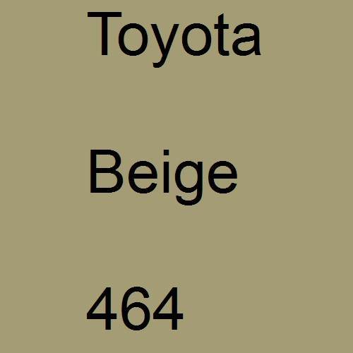 Toyota, Beige, 464.