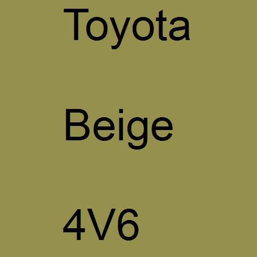 Toyota, Beige, 4V6.