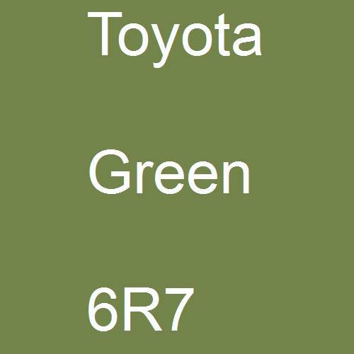 Toyota, Green, 6R7.