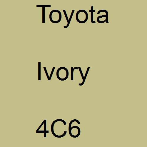 Toyota, Ivory, 4C6.