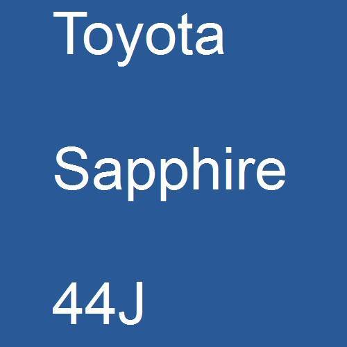 Toyota, Sapphire, 44J.