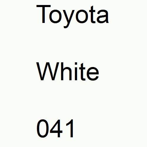 Toyota, White, 041.