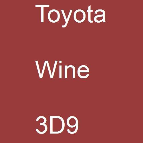 Toyota, Wine, 3D9.