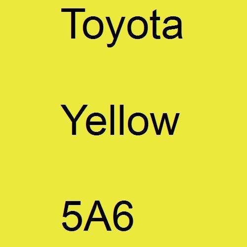 Toyota, Yellow, 5A6.