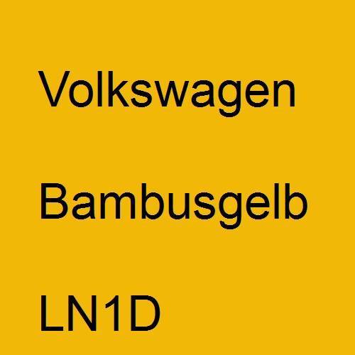 Volkswagen, Bambusgelb, LN1D.