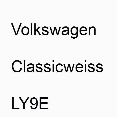 Volkswagen, Classicweiss, LY9E.