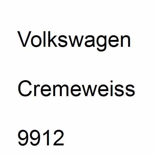 Volkswagen, Cremeweiss, 9912.