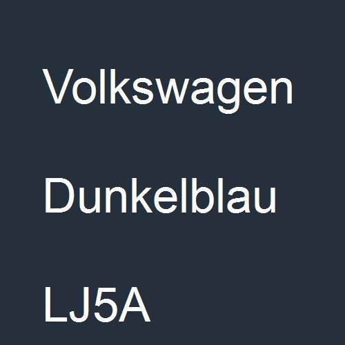 Volkswagen, Dunkelblau, LJ5A.