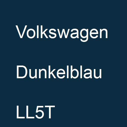 Volkswagen, Dunkelblau, LL5T.