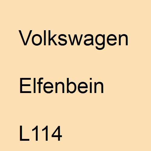 Volkswagen, Elfenbein, L114.