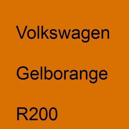 Volkswagen, Gelborange, R200.