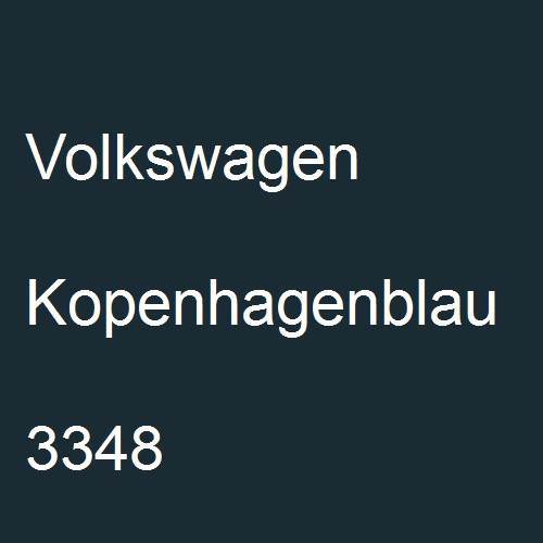 Volkswagen, Kopenhagenblau, 3348.