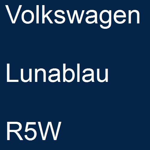 Volkswagen, Lunablau, R5W.