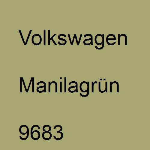 Volkswagen, Manilagrün, 9683.