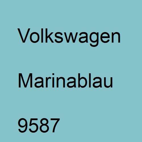 Volkswagen, Marinablau, 9587.