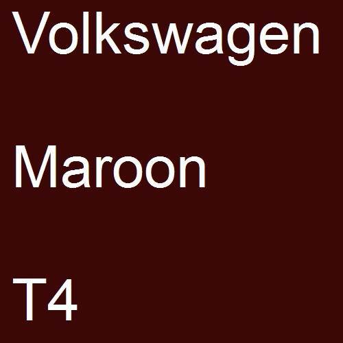 Volkswagen, Maroon, T4.