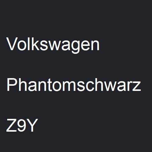 Volkswagen, Phantomschwarz, Z9Y.