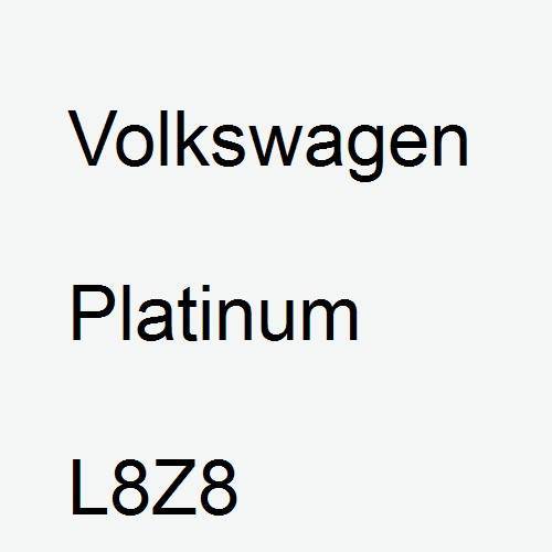 Volkswagen, Platinum, L8Z8.