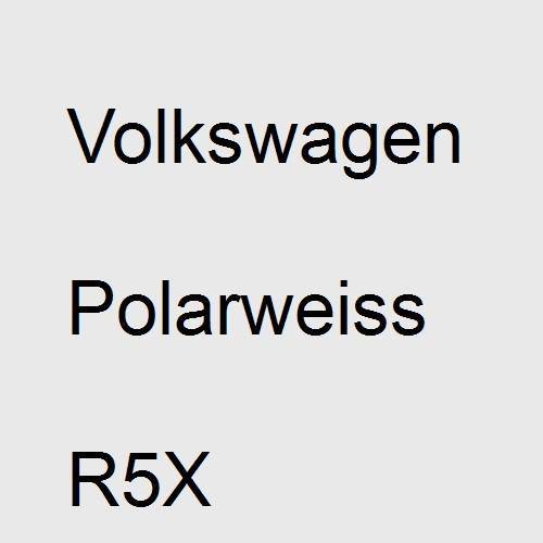 Volkswagen, Polarweiss, R5X.