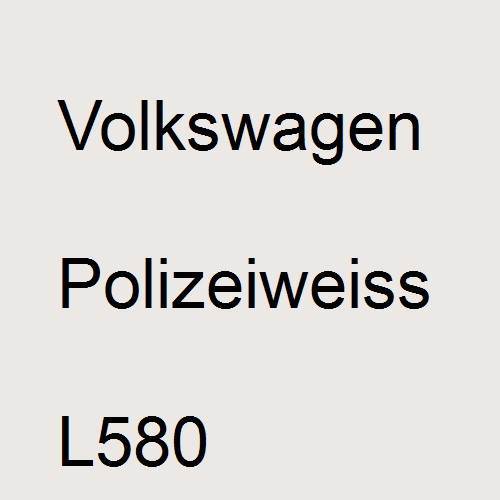 Volkswagen, Polizeiweiss, L580.