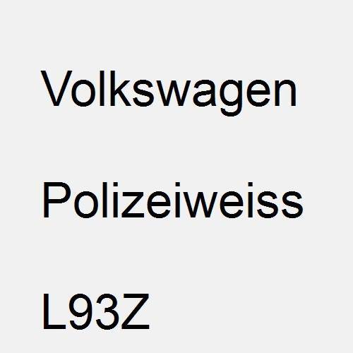 Volkswagen, Polizeiweiss, L93Z.