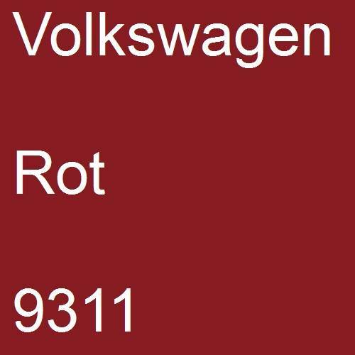 Volkswagen, Rot, 9311.