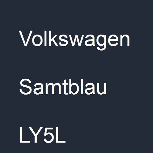 Volkswagen, Samtblau, LY5L.