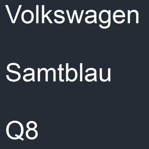 Volkswagen, Samtblau, Q8.