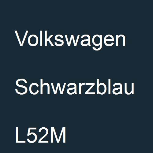 Volkswagen, Schwarzblau, L52M.