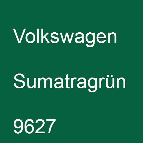 Volkswagen, Sumatragrün, 9627.