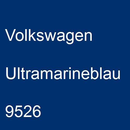 Volkswagen, Ultramarineblau, 9526.