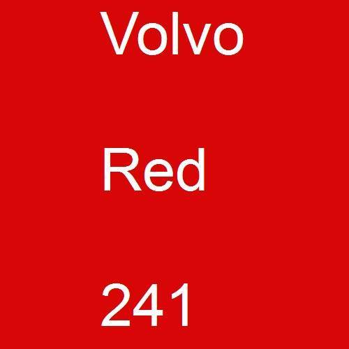 Volvo, Red, 241.