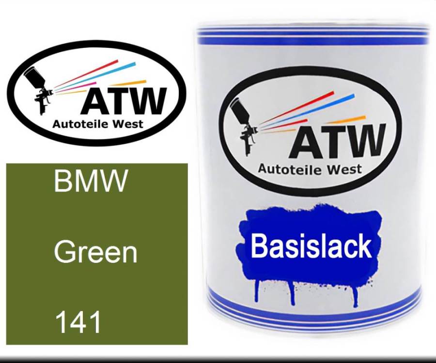 BMW, Green, 141: 1L Lackdose, von ATW Autoteile West.