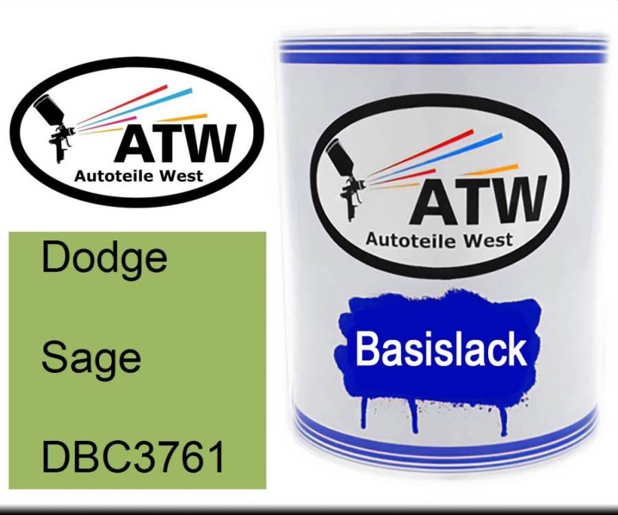 Dodge, Sage, DBC3761: 1L Lackdose, von ATW Autoteile West.