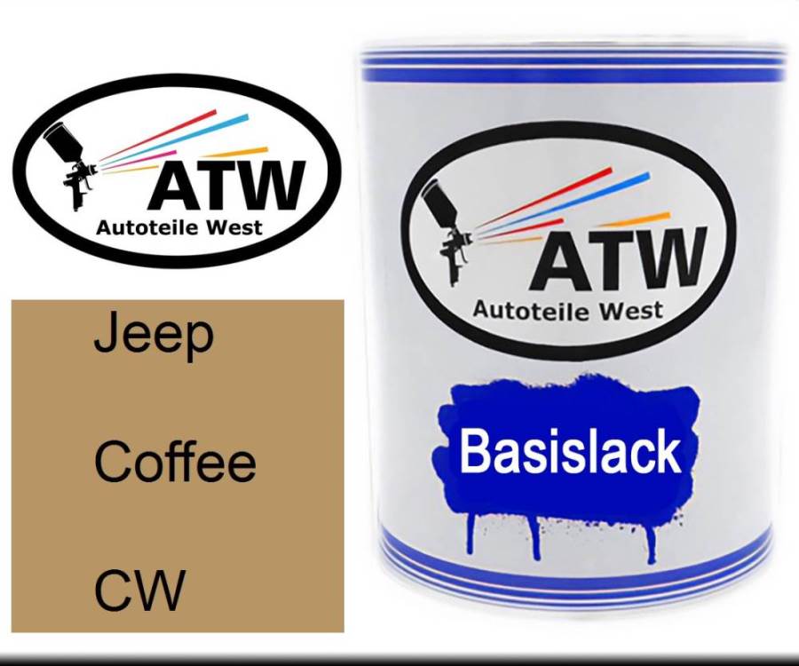 Jeep, Coffee, CW: 1L Lackdose, von ATW Autoteile West.