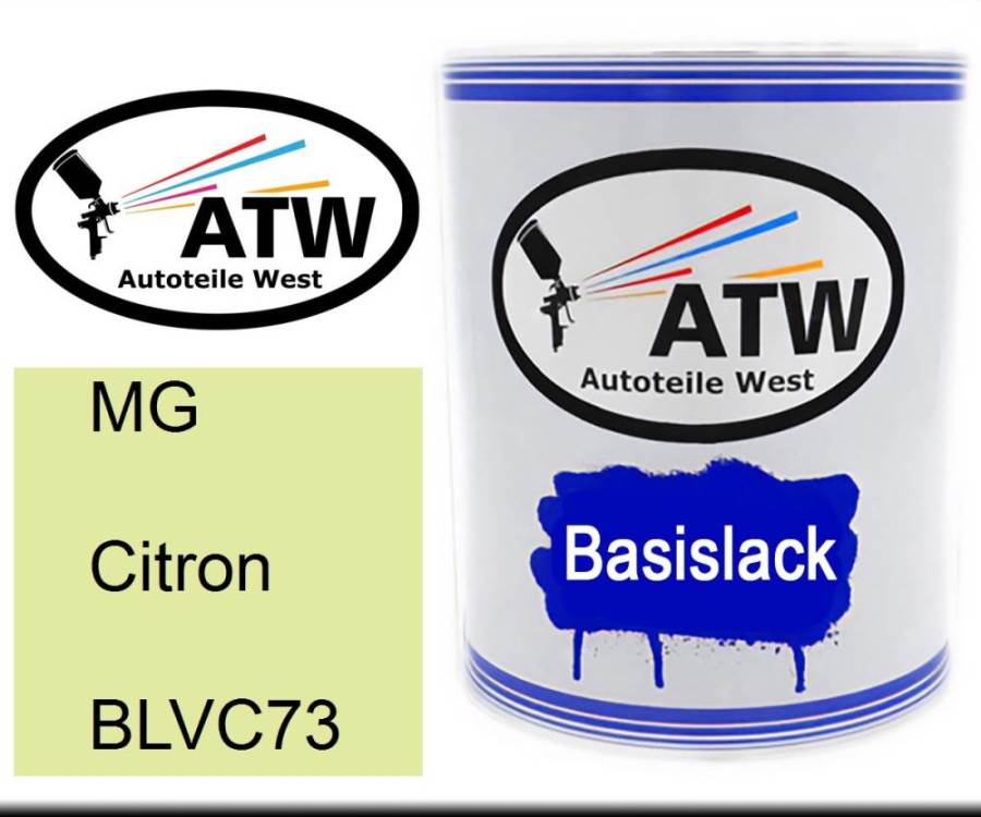 MG, Citron, BLVC73: 1L Lackdose, von ATW Autoteile West.