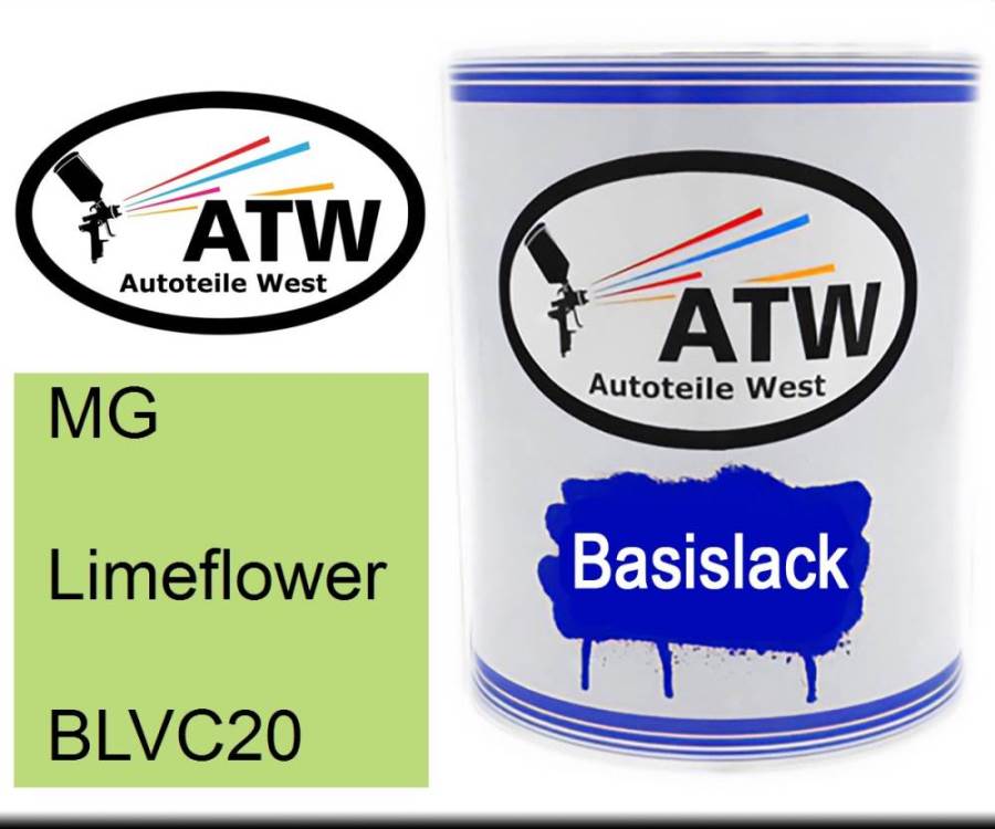 MG, Limeflower, BLVC20: 1L Lackdose, von ATW Autoteile West.