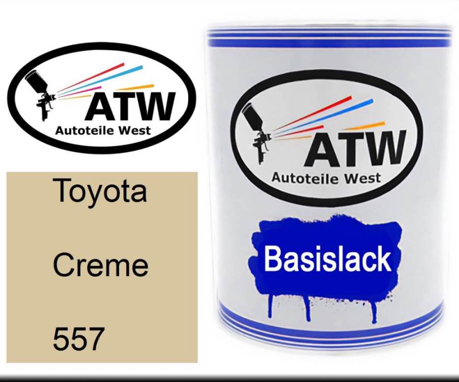 Toyota, Creme, 557: 1L Lackdose, von ATW Autoteile West.