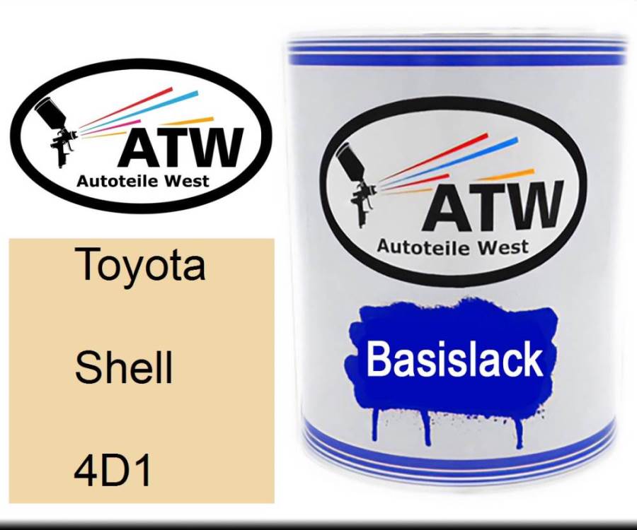 Toyota, Shell, 4D1: 1L Lackdose, von ATW Autoteile West.