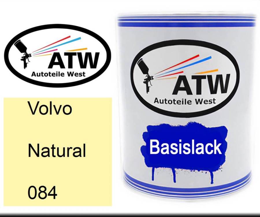 Volvo, Natural, 084: 1L Lackdose, von ATW Autoteile West.