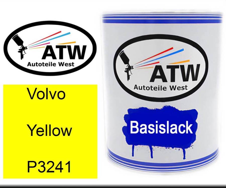 Volvo, Yellow, P3241: 1L Lackdose, von ATW Autoteile West.