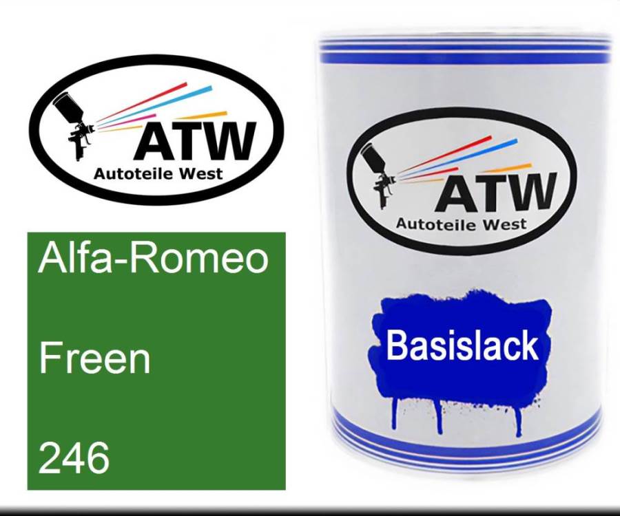 Alfa-Romeo, Freen, 246: 500ml Lackdose, von ATW Autoteile West.