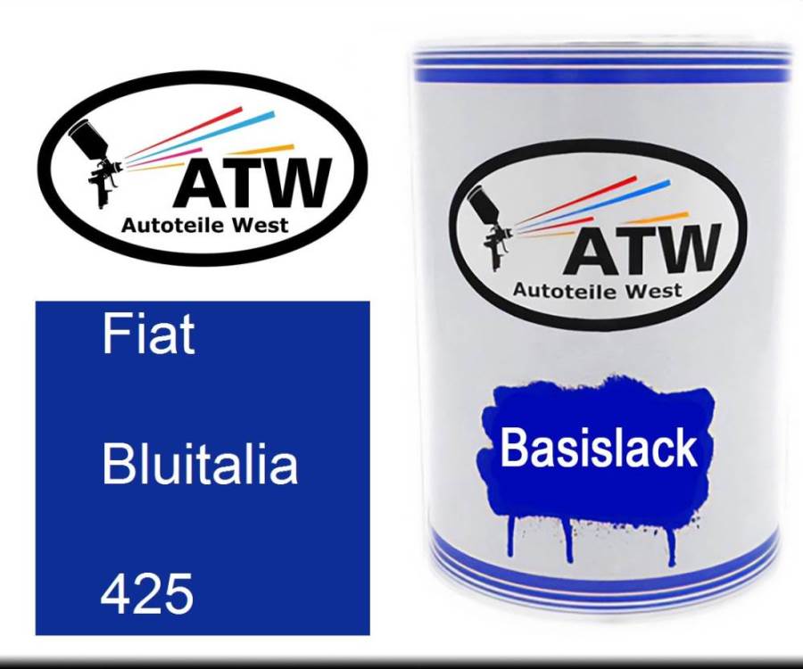 Fiat, Bluitalia, 425: 500ml Lackdose, von ATW Autoteile West.