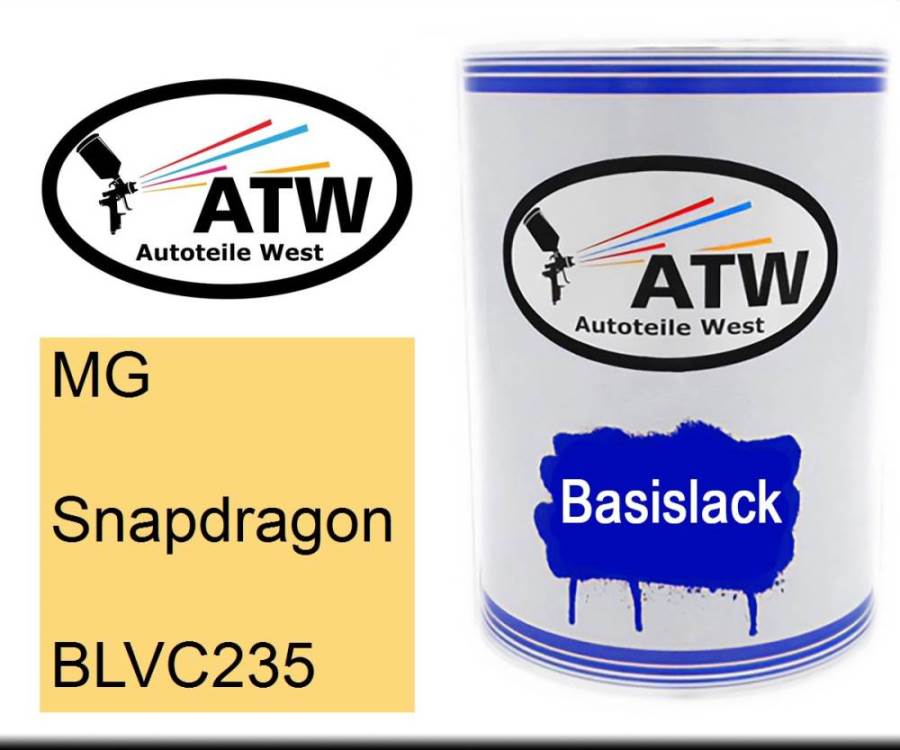 MG, Snapdragon, BLVC235: 500ml Lackdose, von ATW Autoteile West.