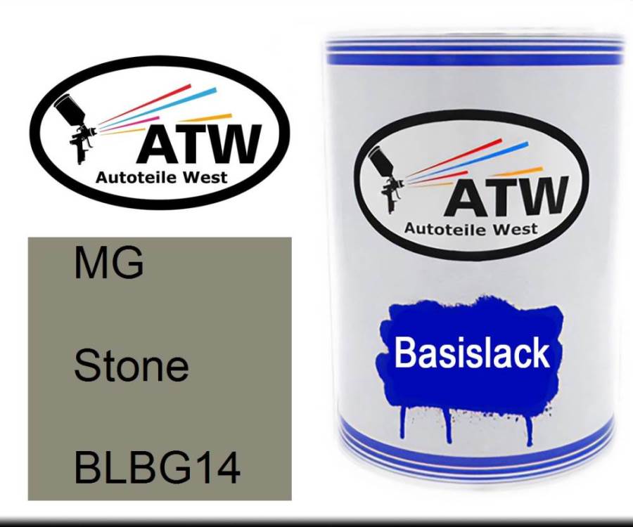 MG, Stone, BLBG14: 500ml Lackdose, von ATW Autoteile West.