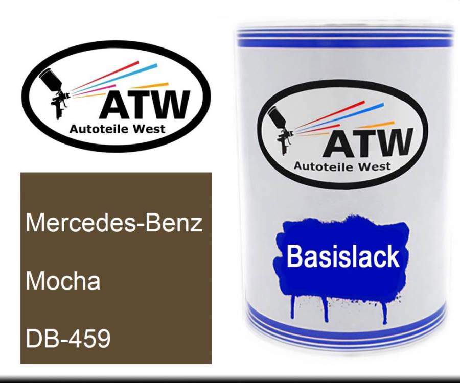 Mercedes-Benz, Mocha, DB-459: 500ml Lackdose, von ATW Autoteile West.