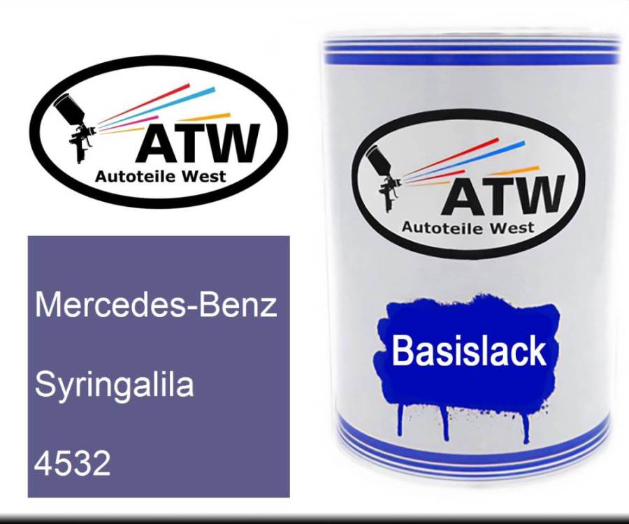 Mercedes-Benz, Syringalila, 4532: 500ml Lackdose, von ATW Autoteile West.