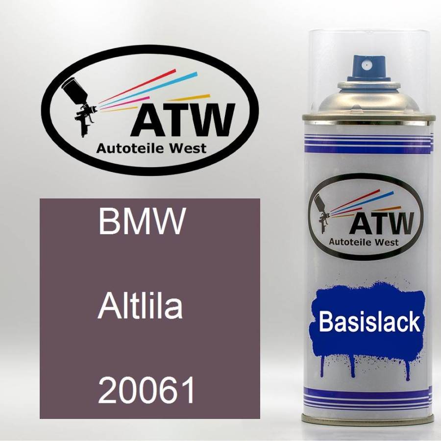 BMW, Altlila, 20061: 400ml Sprühdose, von ATW Autoteile West.